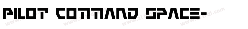 Pilot Command Space字体转换